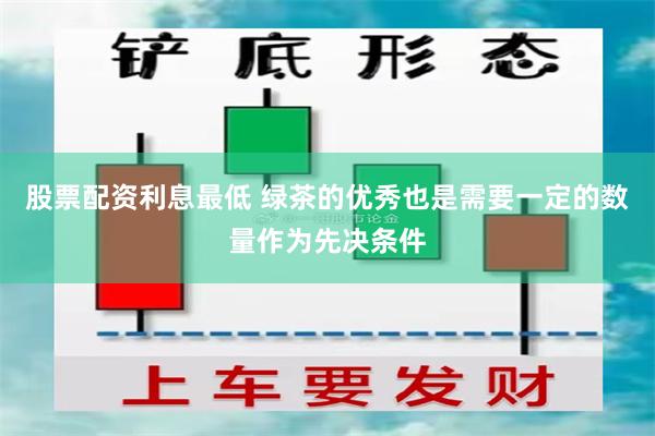股票配资利息最低 绿茶的优秀也是需要一定的数量作为先决条件