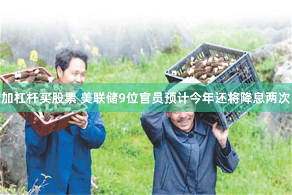 加杠杆买股票 美联储9位官员预计今年还将降息两次